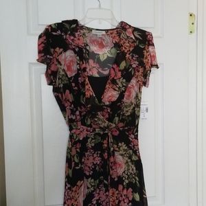 Dressbarn floral wrap dress